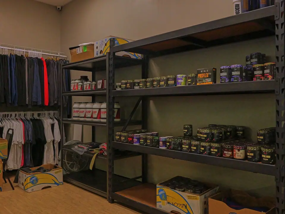 Supplement shop at Bee Fit Health Club